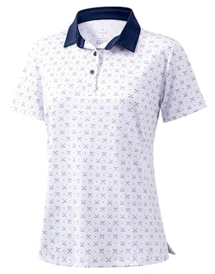 Santiny Women's Quick-Dry Golf Polo Shirt for $10 + free shipping w/ Prime