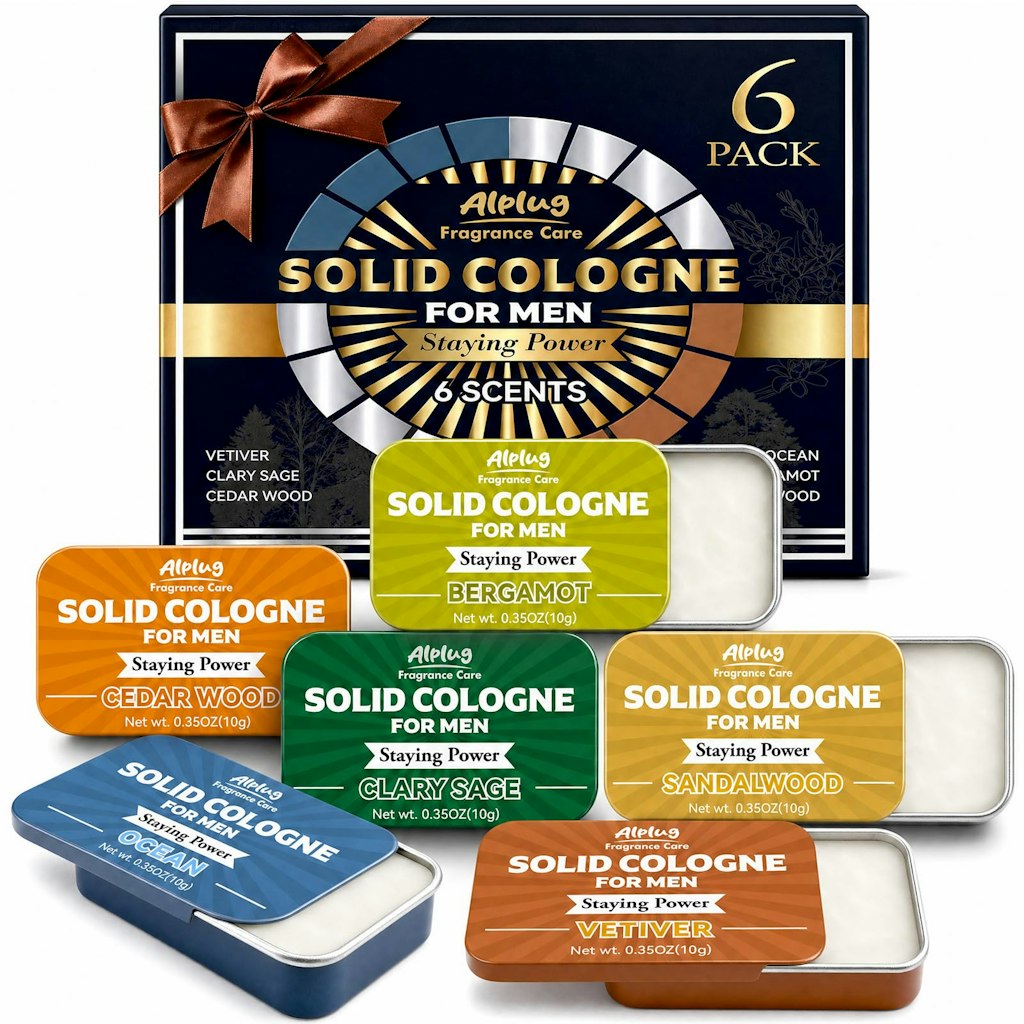6-Piece Solid Cologne Gift Set: $4.99