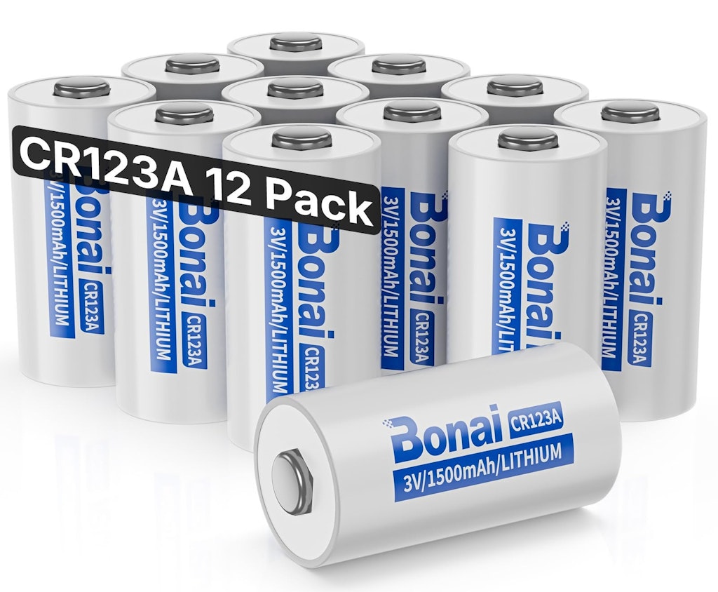 Bonai CR123A 3V Lithium Battery 12-Pack: $9.49 via Sub. & Save