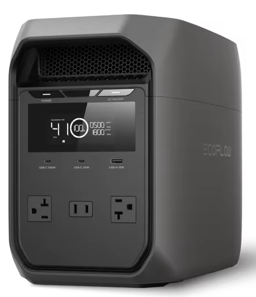 EcoFlow Delta 3 Classic 1,024Wh Portable Power Station: $341