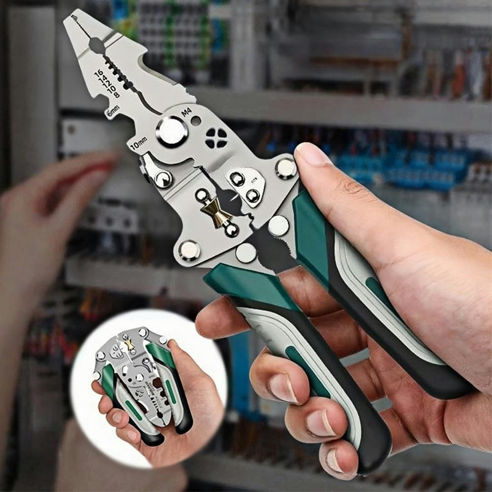 Multifunctional Foldable Automatic Wire Stripper: $3.16 Multifunctional Foldable Automatic Wire Stripper: $3.16