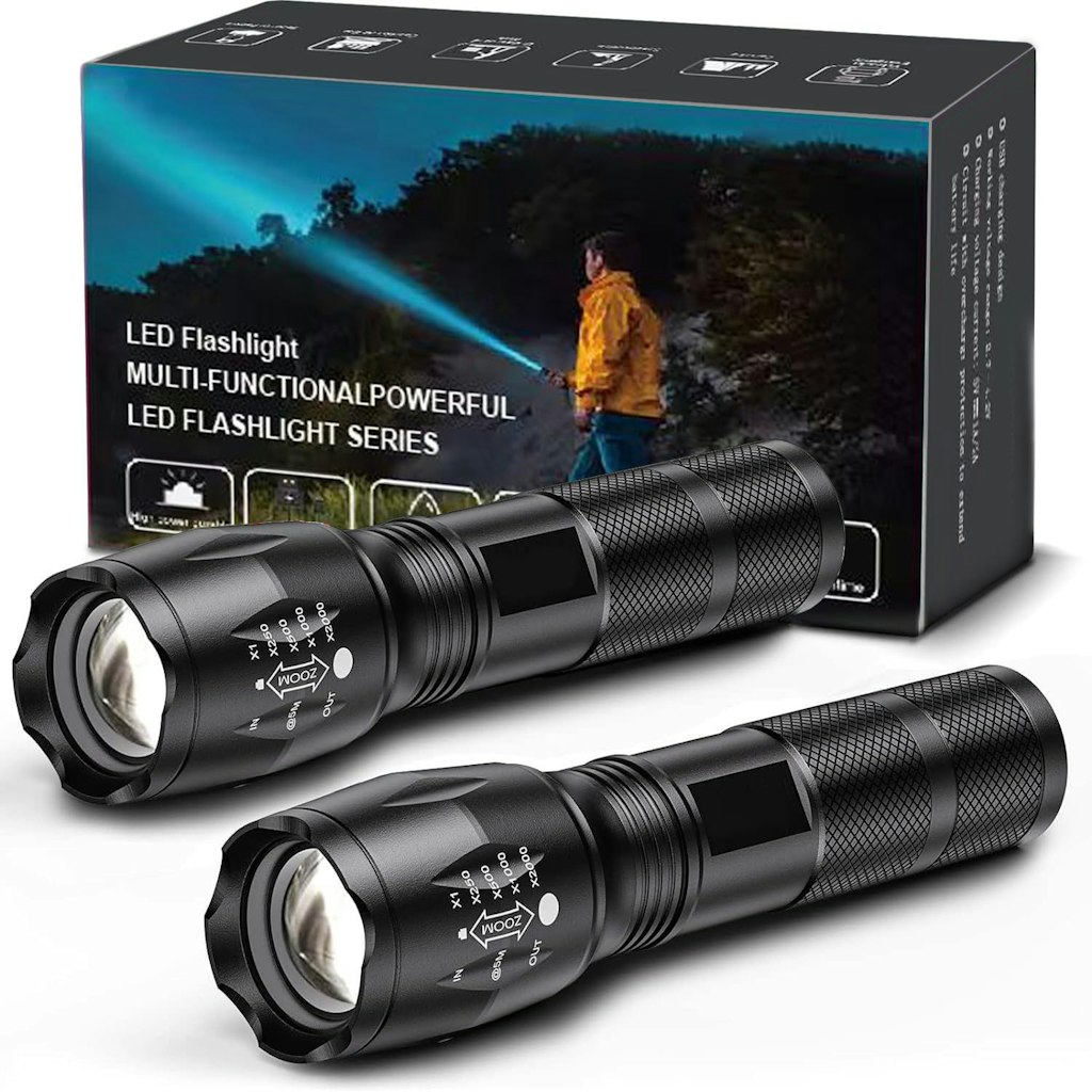 Military Grade Flashlight 2-Pack: $5.50