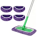 Reusable Microfiber Mop Pad 4-Pack for $1 + free shipping w/ Prime