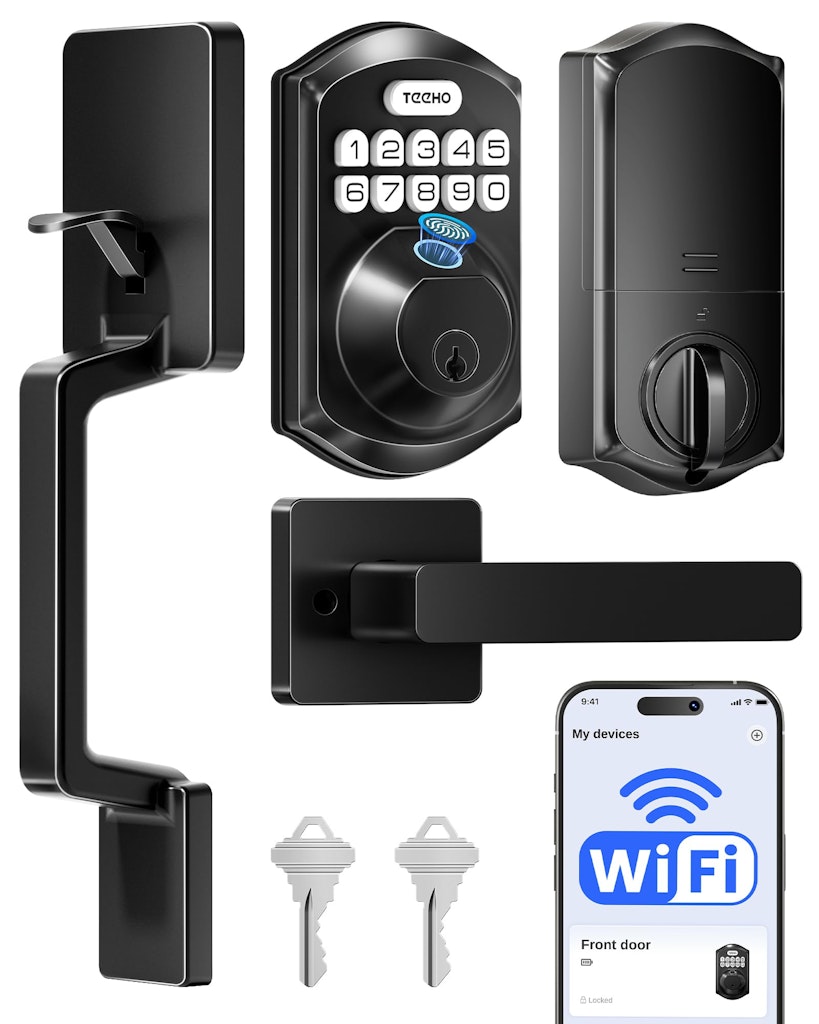 Teeho WiFi Fingerprint Smart Door Lock: $55 Teeho WiFi Fingerprint Smart Door Lock: $55