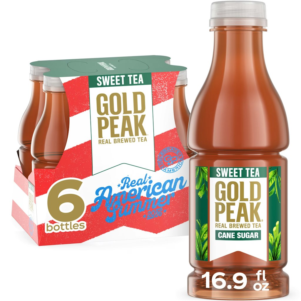 Gold Peak Black Sweet Tea Bottles 16.9-oz. 6 Pack: $6.97 Gold Peak Black Sweet Tea Bottles 16.9-oz. 6 Pack: $6.97