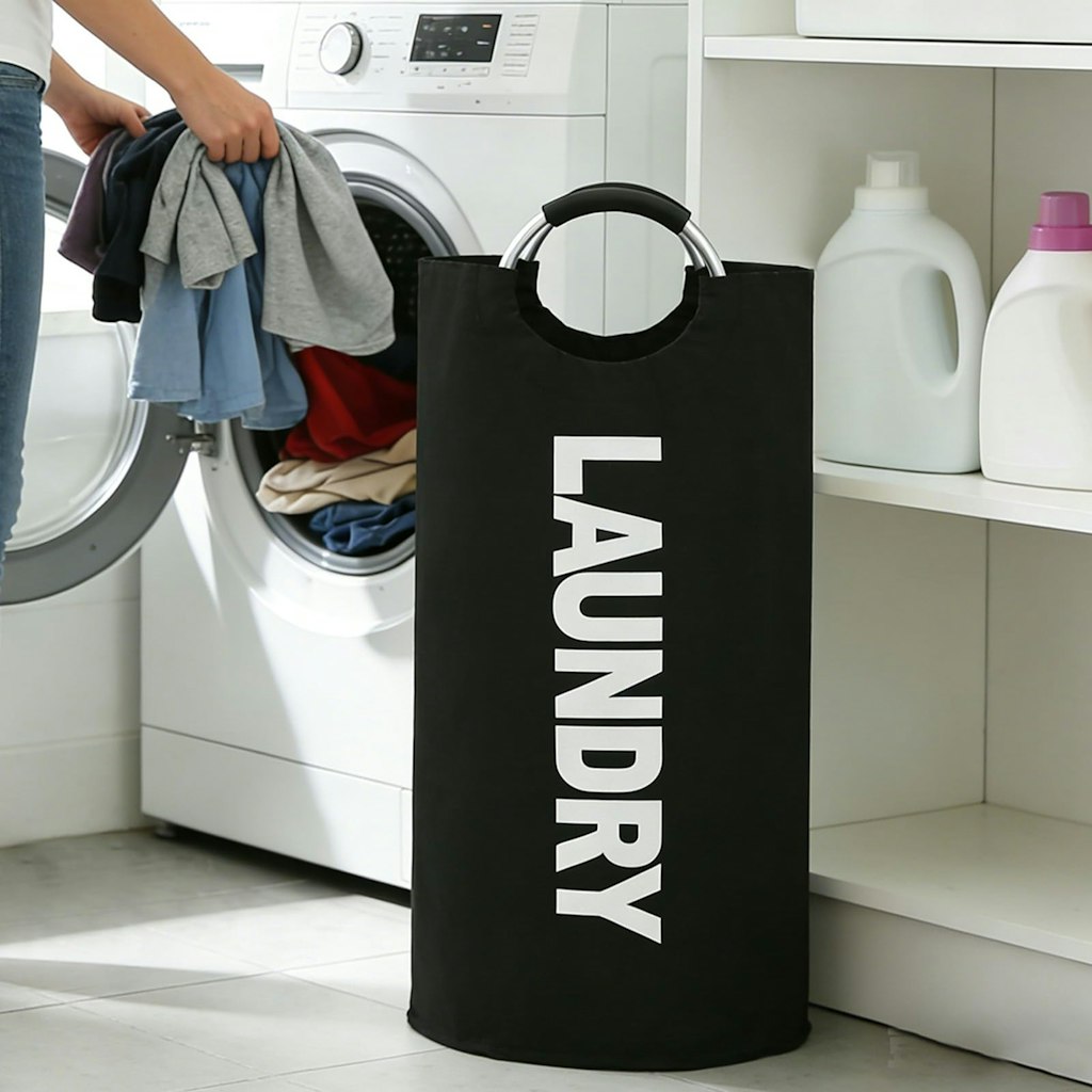 90L Laundry Basket: $2.86