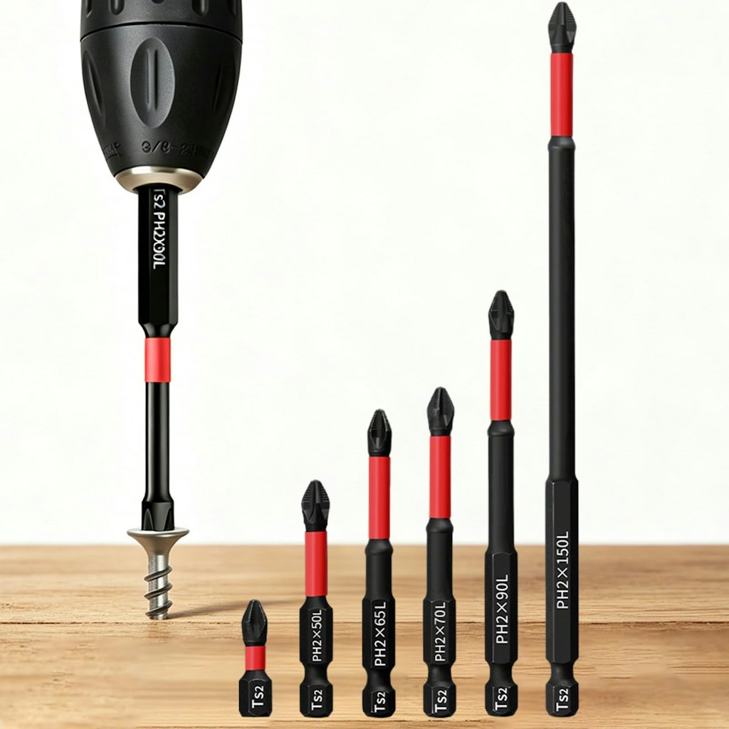 6-Piece Anti-Slip Drill Bit Set: $2.92