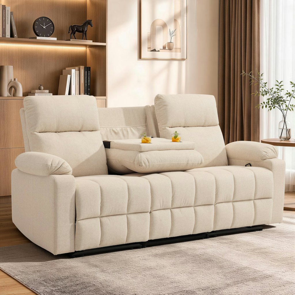 Korser 3-Seater Manual Recliner Sofa: $523 Korser 3-Seater Manual Recliner Sofa: $523