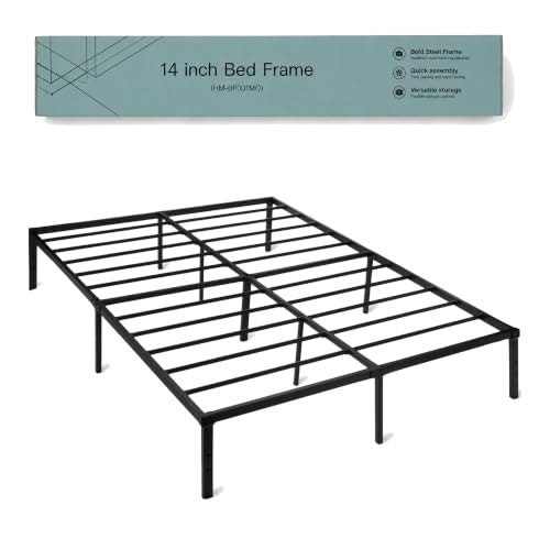 Yorwen Queen Steel Platform Bed Frame: $37.79