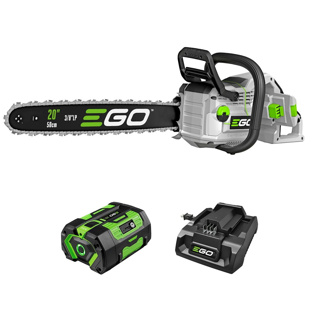 EGO Power+ 20" Battery Powered Chain Saw w/ 6Ah Battery and Charger: $489