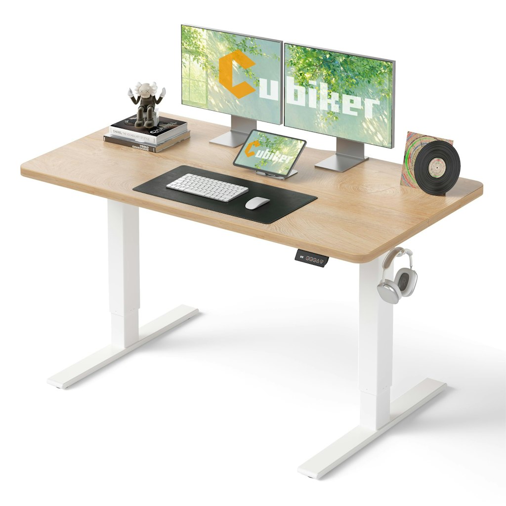 Cubiker 48x24" Adjustable Electric Standing Desk: $80