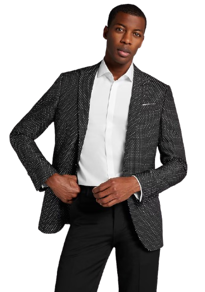 Jos. A. Bank Men's Skinny Fit Polka Dot Dinner Jacket: $15 Jos. A. Bank Men's Skinny Fit Polka Dot Dinner Jacket: $15