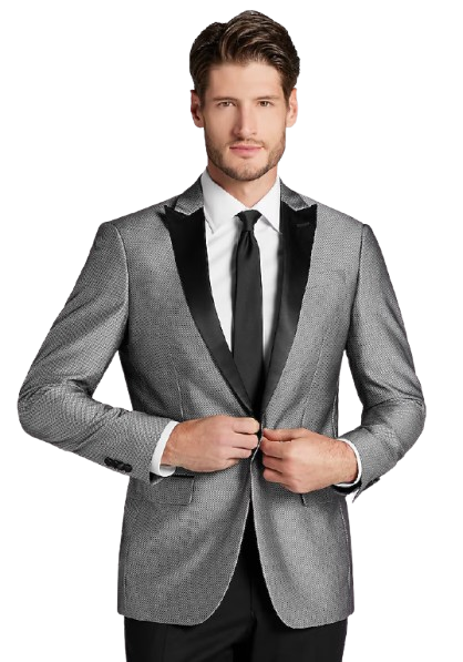 Jos. A. Bank Men's Comfort Stretch Herringbone Skinny Fit Dinner Jacket: $15