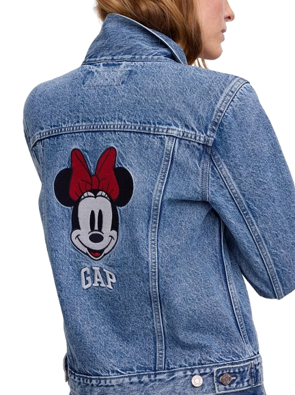 Gap x Disney Women's Minnie Mouse Icon Denim Jacket: $30