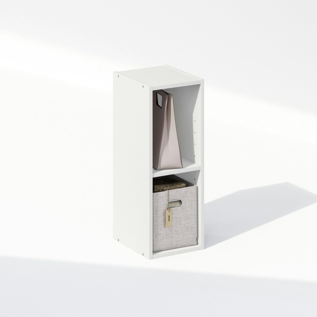 Furinno Reed 2-Tier 21x8" Closet Organizer: $13.60