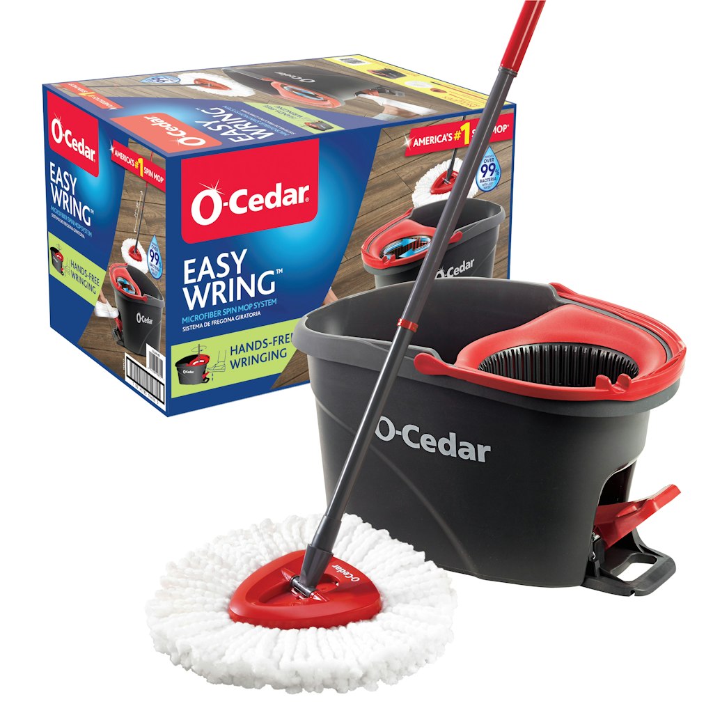 O-Cedar EasyWring Spin Mop & Bucket System: $35