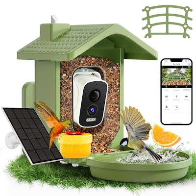 Homiefans Smart Bird Feeder w/ Camera & Solar Charging for $60 + free shipping