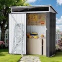 Shintenchi 5x3-Foot Lockable Outdoor Metal Storage Shed for $105 + free shipping