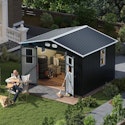 Mondawe 7.3x9.1-Foot Outdoor Storage Shed w/ Lockable Doors & Windows for $570 + free shipping