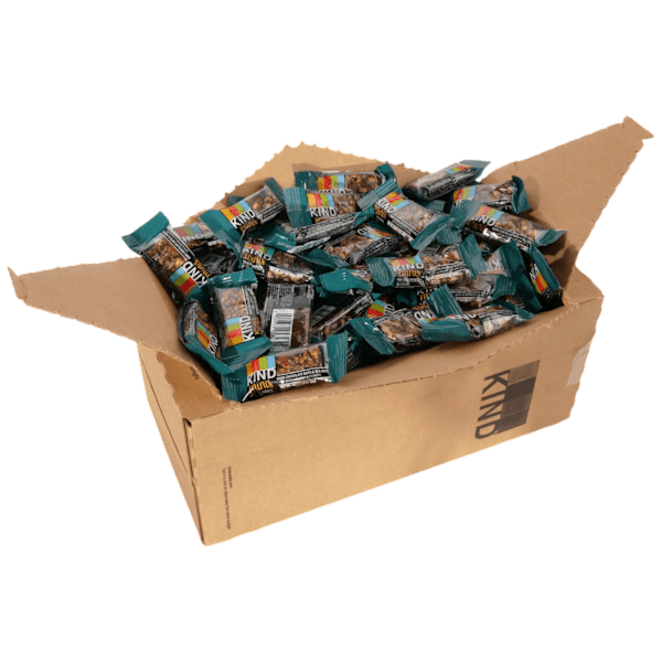 KIND Minis Dark Chocolate or Caramel Almond & Sea Salt Bars 144-Pack: $30