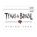 Two $50 Texas de Brazil Gift Cards ($100 Value) for $80 + email delivery