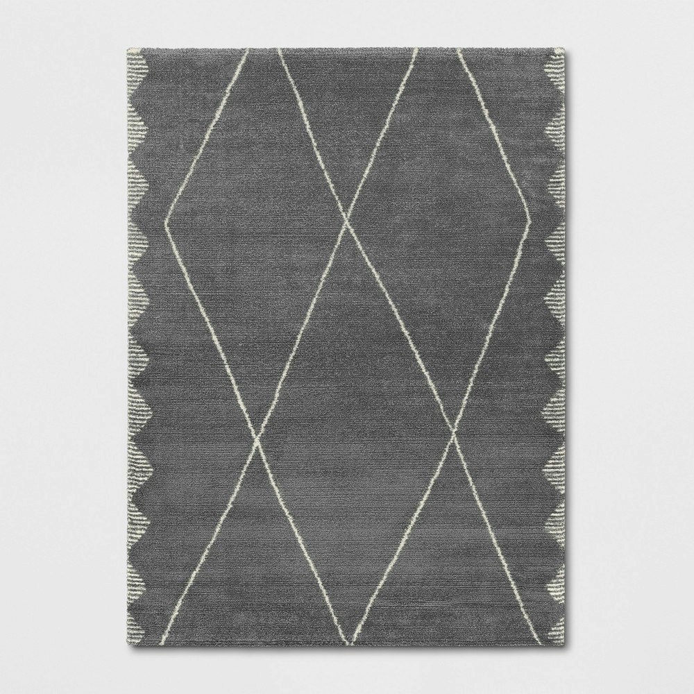 Threshold Glacier Diamond Woven Area Rug 9'2" x 12': $430 Threshold Glacier Diamond Woven Area Rug 9'2" x 12': $430