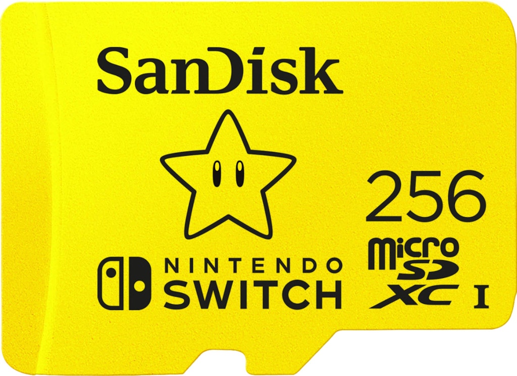 Sandisk 256GB microSDXC UHS-I Memory Card for Nintendo Switch: $89.99 Sandisk 256GB microSDXC UHS-I Memory Card for Nintendo Switch: $89.99