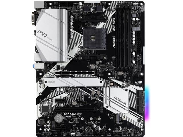 ASRock B550 Pro4 AM4 ATX Motherboard: $188.09 ASRock B550 Pro4 AM4 ATX Motherboard: $188.09