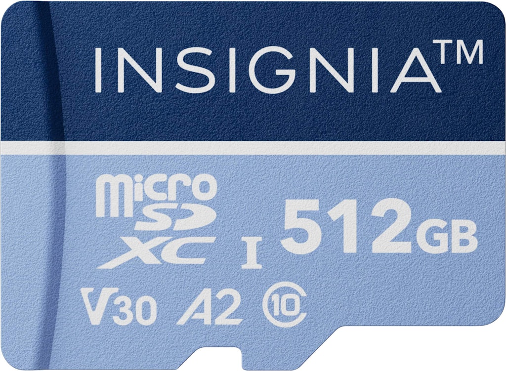 Insignia 512GB microSDXC UHS-I Memory Card: $219.99 Insignia 512GB microSDXC UHS-I Memory Card: $219.99