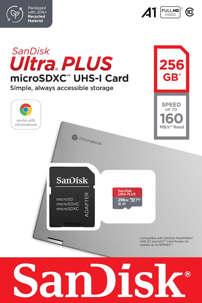 Sandisk 256GB Ultra Plus microSDXC UHS-I Memory Card: $45.99 Sandisk 256GB Ultra Plus microSDXC UHS-I Memory Card: $45.99