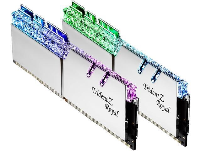 G.Skill Trident Z Royal 32GB 2x16GB DDR4 3600MHz Desktop Memory: $389