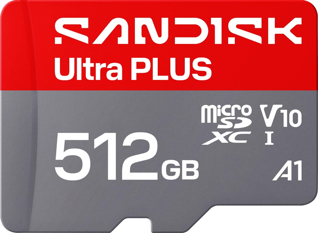 Sandisk 512GB Ultra Plus microSD UHS-I Memory Card: $159.99 Sandisk 512GB Ultra Plus microSD UHS-I Memory Card: $159.99