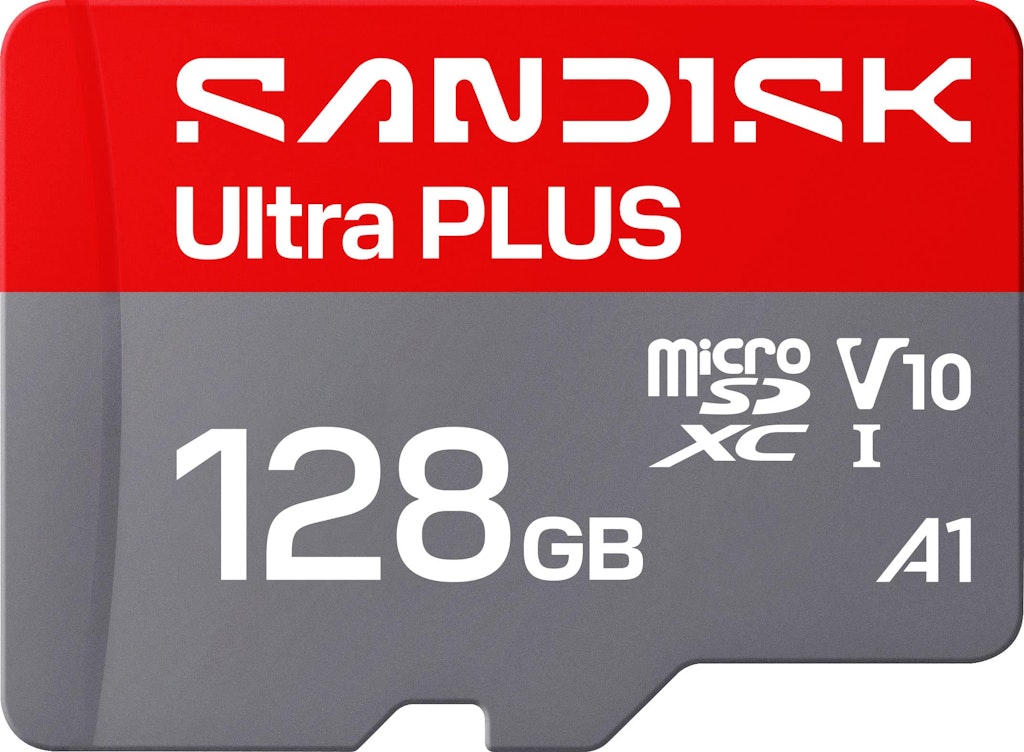 SanDisk 128GB Ultra Plus microSD Memory Card: $47.99 SanDisk 128GB Ultra Plus microSD Memory Card: $47.99