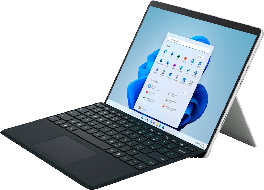 Refurbished Microsoft Surface Pro 8 13-inch 8GB 128GB Keyboard Bundle: $899.99