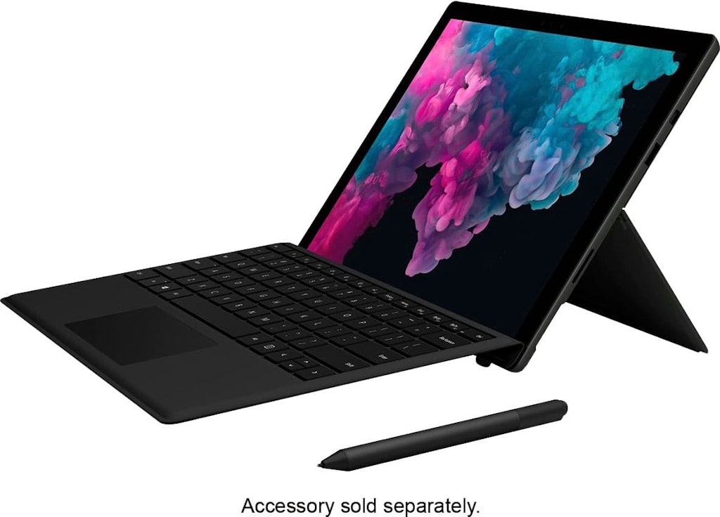 Refurbished Microsoft Surface Pro 6 12.3-inch Touch Screen 8GB Memory 256GB SSD Keyboard Bundle: $579.99