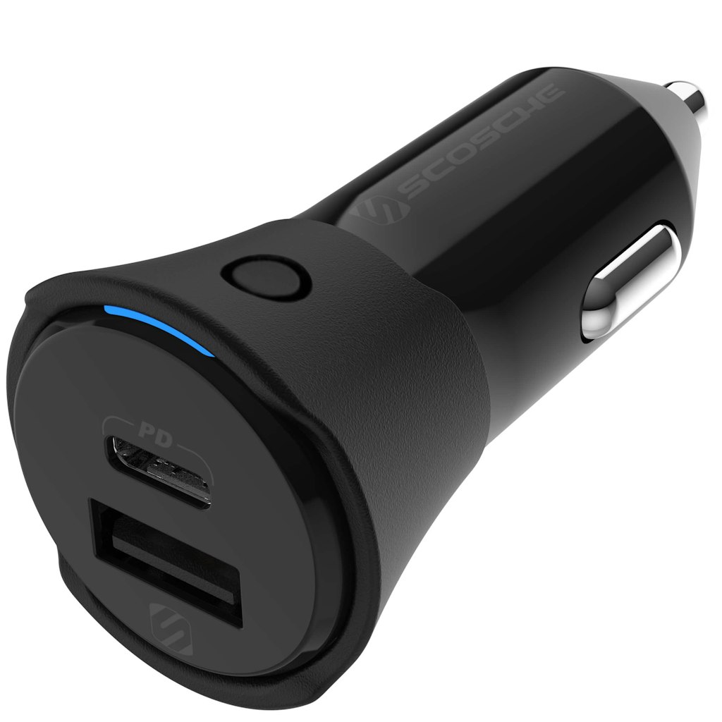 Scosche 32W USB-C and USB-A Charger with Find My Compatibility: $21.99
