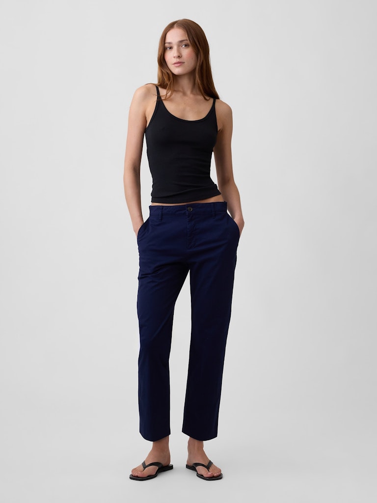 Mid Rise Downtown Khakis: $35.99