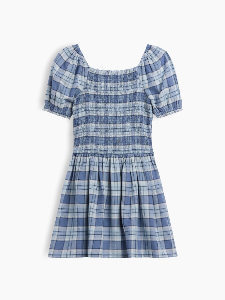 Kids Smocked Puff Sleeve Dress: $29.99