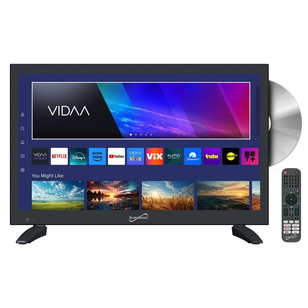 Supersonic SC-1926SDVD 19" 720p LED Smart TV: $359.99