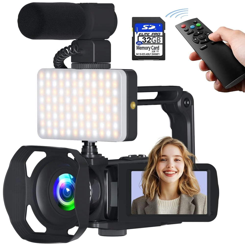 Saneen 8K 48MP Digital Vlogging Camcorder: $157.99 Saneen 8K 48MP Digital Vlogging Camcorder: $157.99