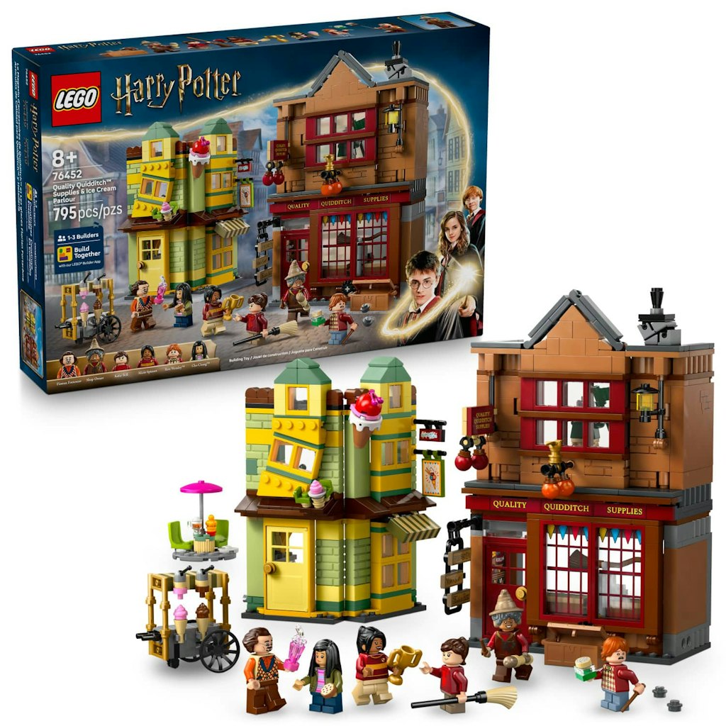LEGO Harry Potter Quality Quidditch Supplies & Ice Cream Parlour 76452: $99.99