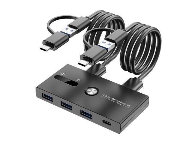Kehipi 4-Port USB-C and USB-A 2-in-1 Switch: $49.99 Kehipi 4-Port USB-C and USB-A 2-in-1 Switch: $49.99