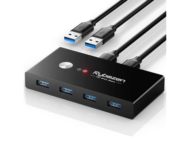 USB 3.0 2-Computer 4-Port KVM Switch Hub: $29.19 USB 3.0 2-Computer 4-Port KVM Switch Hub: $29.19