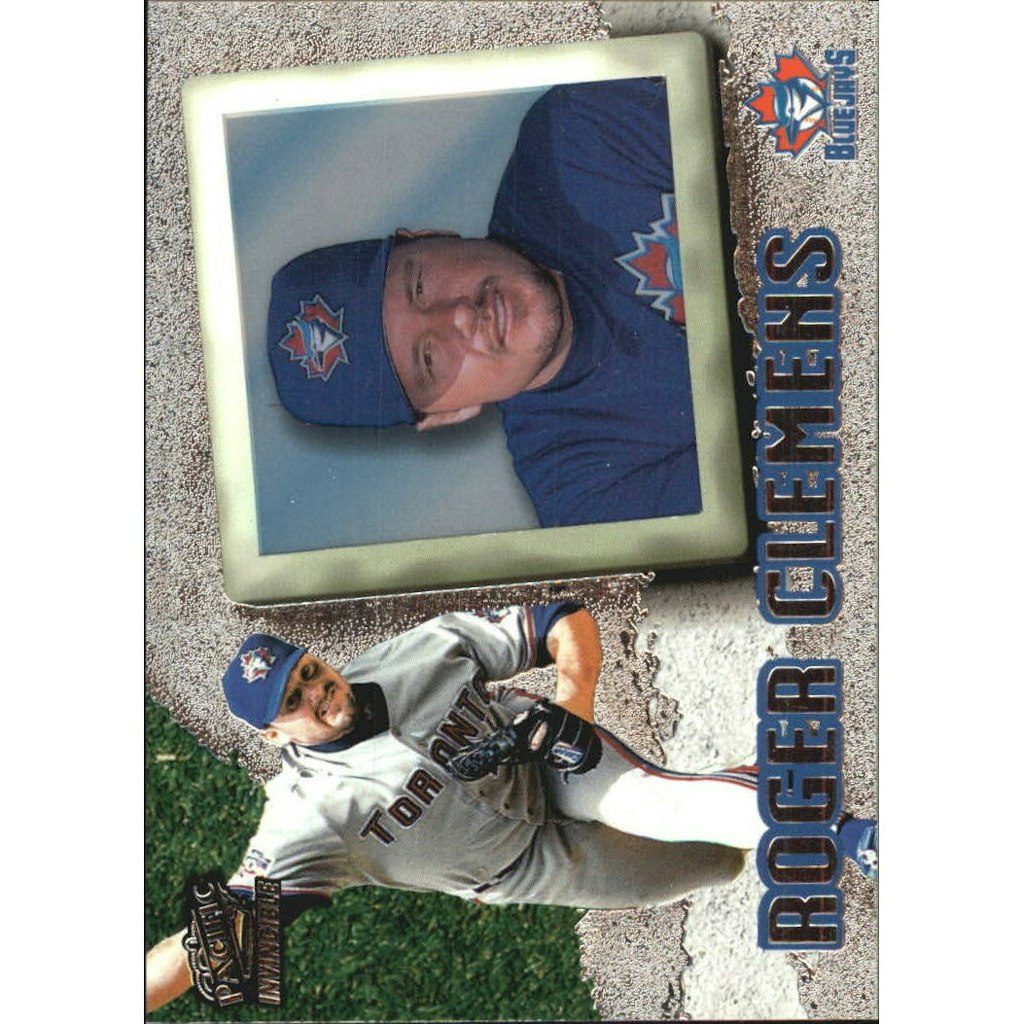 1998 Pacific Invincible Silver Roger Clemens #73 Card: $16