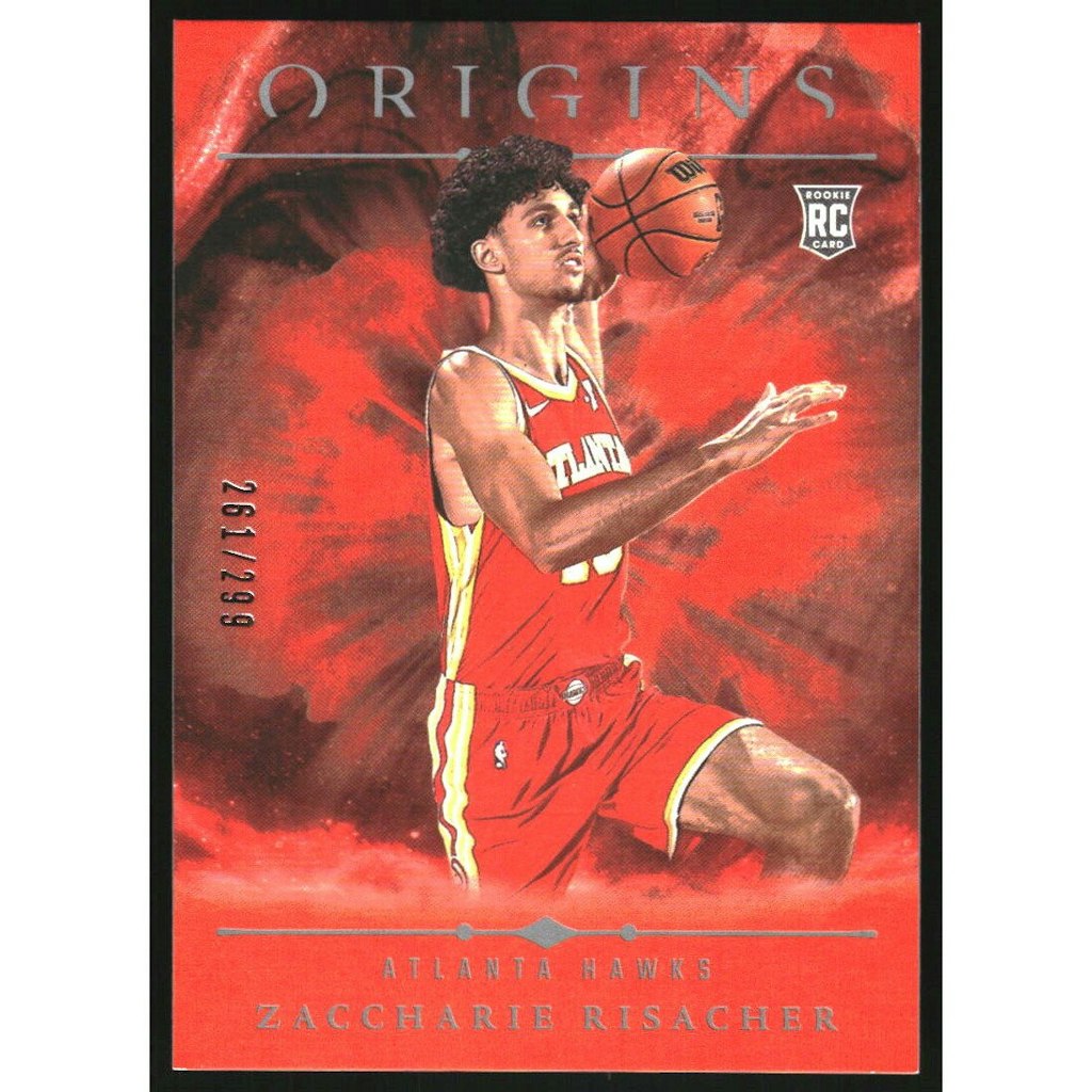 2024-25 Panini Origins Zaccharie Risacher #94 Red Rookie Card: $10