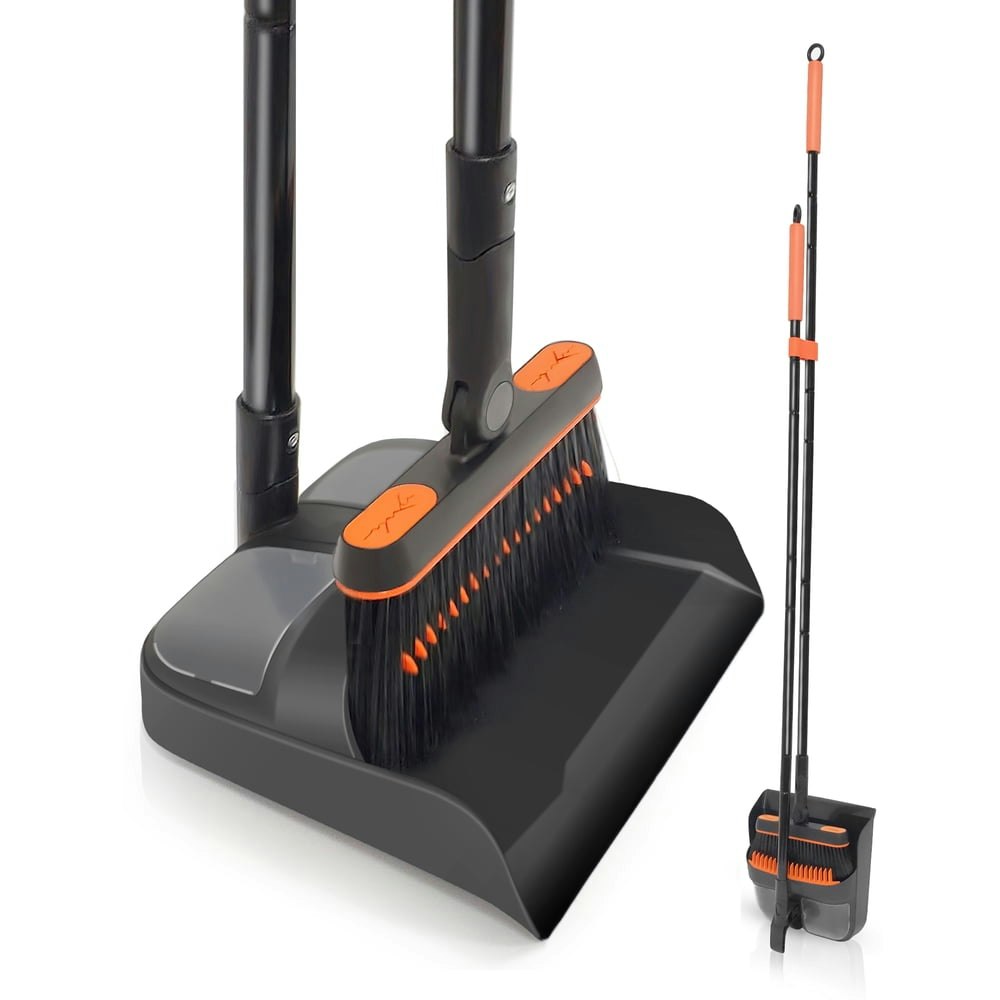 Jehonn 54-Inch Long Handle Broom and Dustpan Set: $19.93 Jehonn 54-Inch Long Handle Broom and Dustpan Set: $19.93