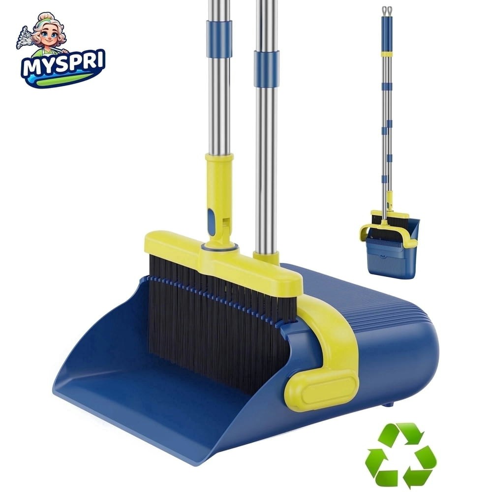 Myspri Broom and Dustpan Set: $17.79