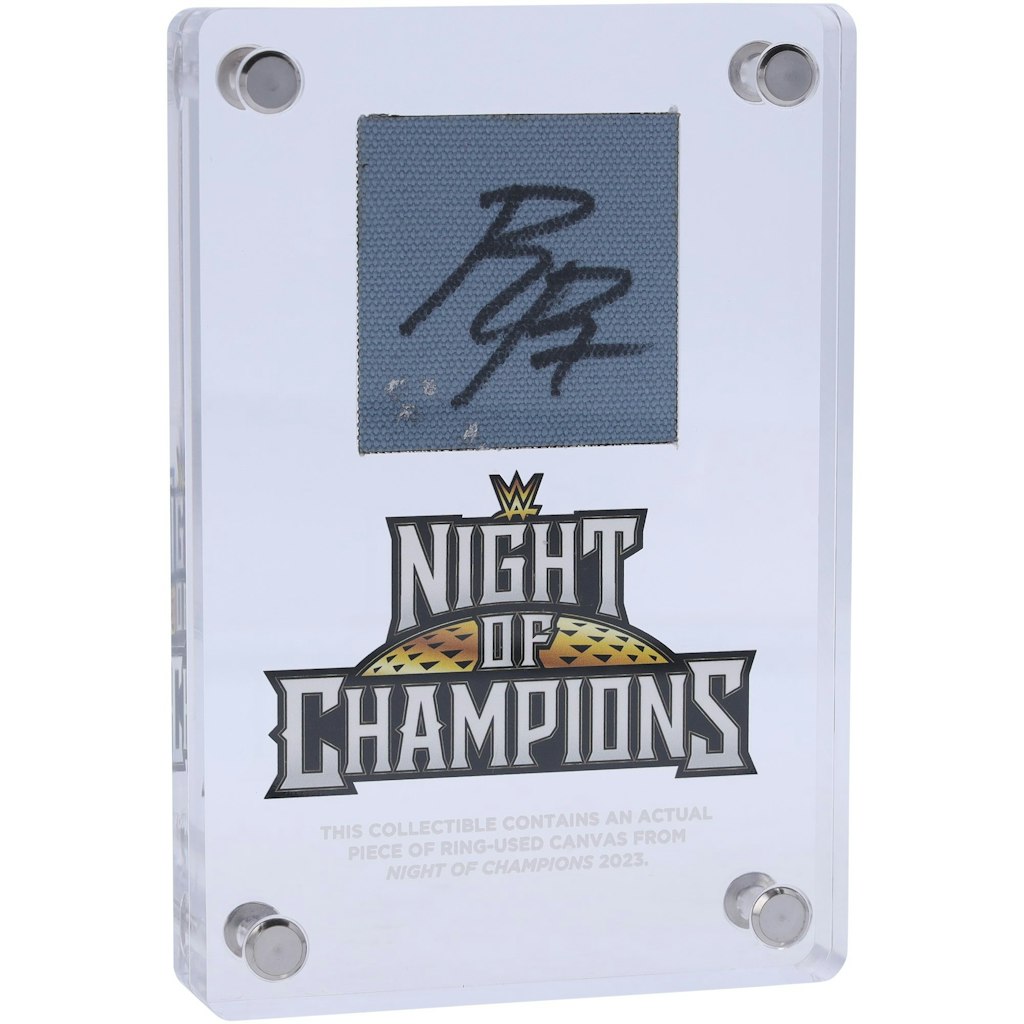 Roman Reigns Autographed Night of Champions Acrylic Canvas Display Case: $299.99 Roman Reigns Autographed Night of Champions Acrylic Canvas Display Case: $299.99