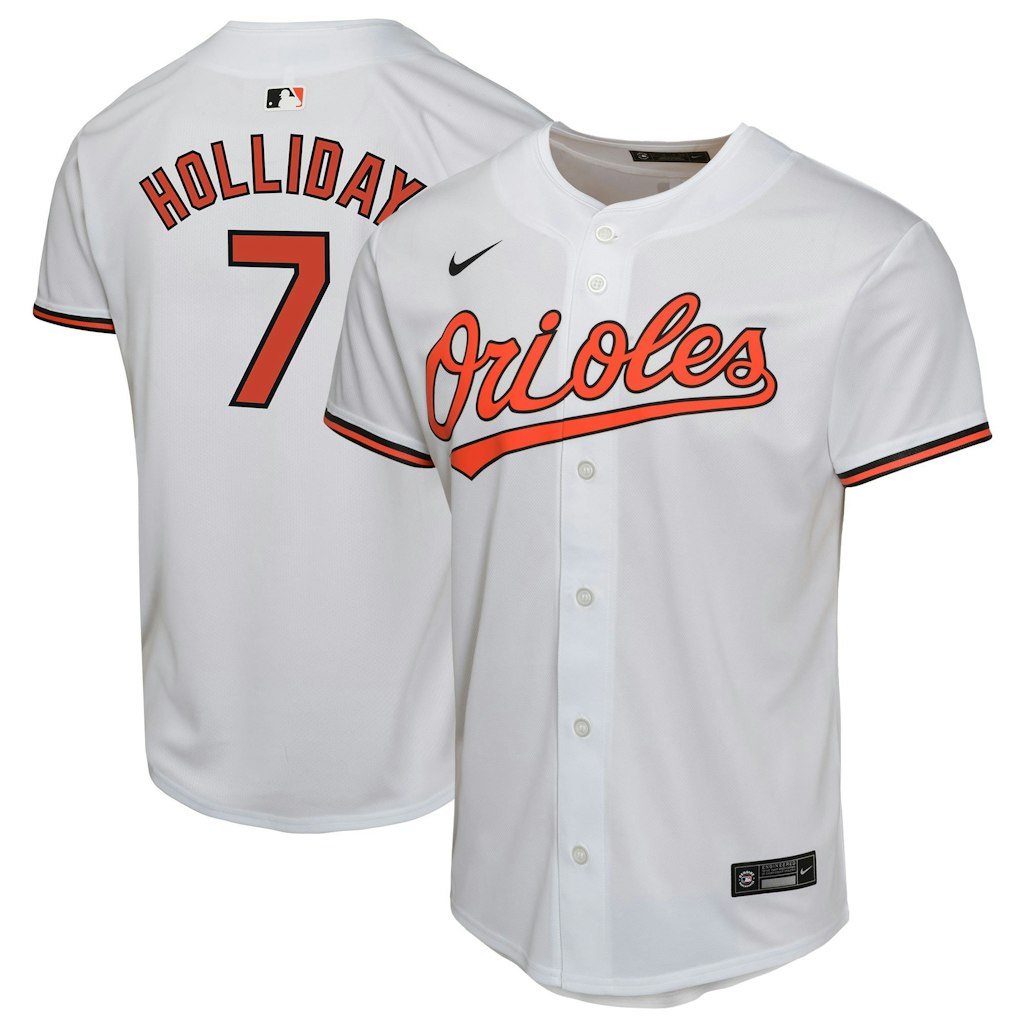 Youth Nike Baltimore Orioles Jackson Holliday Home Game Jersey: $71.99 Youth Nike Baltimore Orioles Jackson Holliday Home Game Jersey: $71.99
