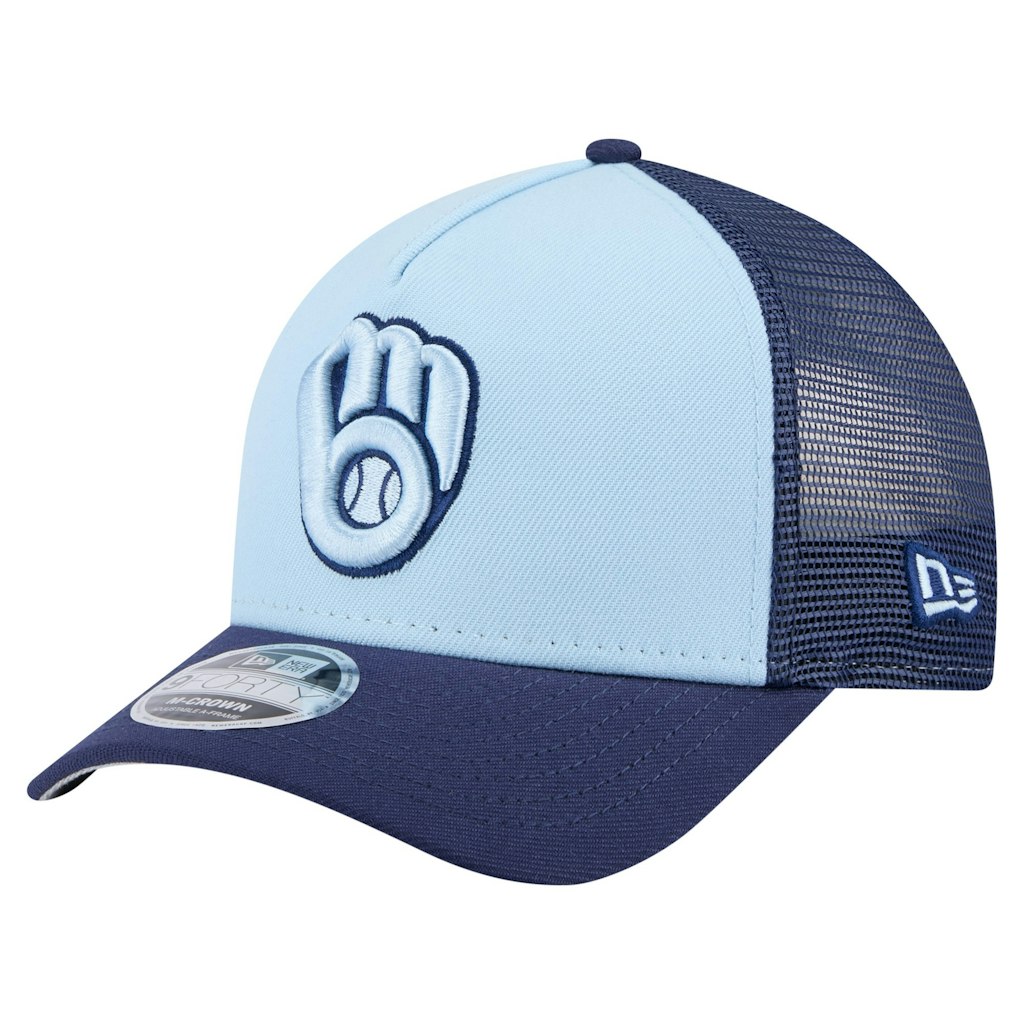 New Era Milwaukee Brewers 2-Tone 9FORTY M-Crown A-Frame Adjustable Hat: $24.74